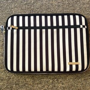 Alice + Olivia Monochrome Striped Textile